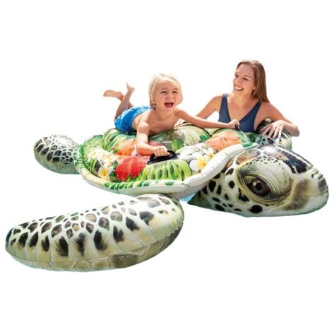 Kinder Big Turtle Mount Erwachsene Große Größe Aufblasbare Wasser Schwimmende Reihe Verdickter Schwimmkreis, 191x170cm (1/4)