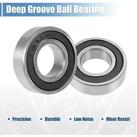 thumbnail image 2 of VXB 6003 RS Ceramic Bearing - 17x35x10mm, Metric, Rubber Sealed (Pack#7226) 2 of 6
