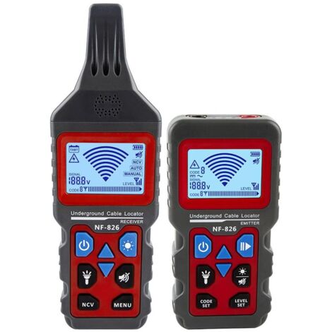 Erdkabeltester, Leitungssucher, Stromkreisverfolger, Metallrohrdetektor, Leistungsschalterfinder, erkennt Wände, unterirdische Leitungen, Kabel, Wege