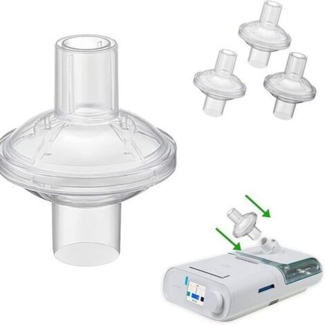 Filter für Cpap-Maschinen – 2 Stück Cpap-Filter passend für Inline-Filter, kompatibel mit Resmed und jeder Maschinengröße von 22 mm und 25 mm Cpap Rohren