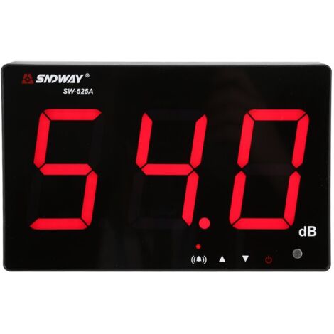 30130 DB Schallpegelmesser, digitales Dezibelmessgerät mit 9,6 Zoll LCD-Display, 1,5 dB Genauigkeit (1/5)