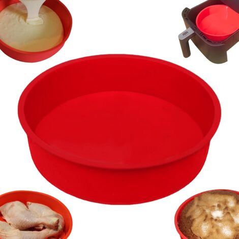 Kuchenform für die Heißluftfritteuse, Form für die Heißluftfritteuse, 20,5 cm Backform, kompatibel mit den Heißluftfritteusen COSORI 5,5 l und COSORI 6,4 l, Kuchenform. Kuchenform für die Heißluftfrit (1/5)