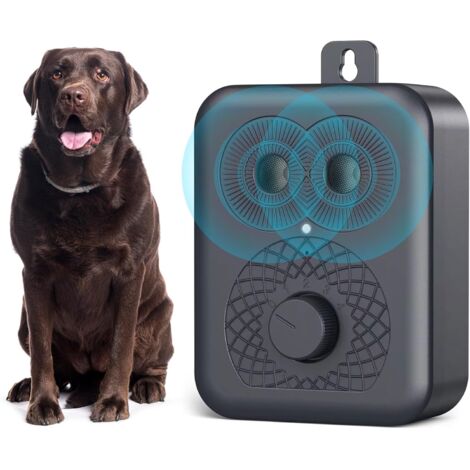 Anti-Bell-Gerät, wiederaufladbar mit 4 Modi, Hundeabwehr mit leistungsstarkem Dual-Ultraschall, automatischer Bell-Detektor, 9 Meter Reichweite, wasserdicht für den Außen- und Innenbereich (1/5)