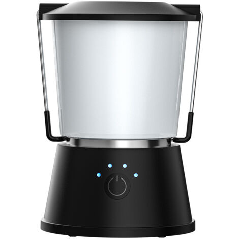 Wiederaufladbare Campinglaterne, superhelles 360°-LED-Campinglicht – 5 Beleuchtungsmodi, dimmbare Helligkeit, 8 Stunden+ Akkulaufzeit – tragbare Beleuchtungszeltlampe zum Angeln/Notfall [Energieklasse (1/5)