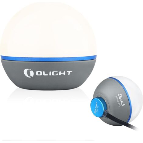 Obulb Mini wiederaufladbare LED-Kugellampe, multifunktional mit 4 Beleuchtungsmodi, leichte leuchtende Kugel, 55 Lumen, maximale Akkulaufzeit 56 Stunden, kleines praktisches Nachtlicht, einfache Verwe