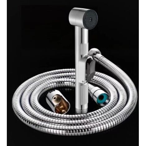 Bidet Sprayer Mit 1,5 Meter langer Wasserleitung, Badezimmer Bidet Handbrause Tragbares Verchromtes ABS Shattaf Toilette Bidet Duschspray für Badezimmer WC (1/5)