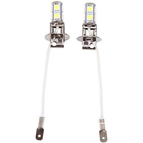 2 Stücke H3 5050 Weiß 9 SMD LED Xenon DC12V Auto Nebelscheinwerfer Lampe Automobil LED Lampen 6500K Super helle