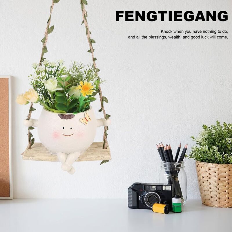 Vaso Da Fiori Divertente A Forma Di Orinatoio – In Resina Bianca Con Foro Di Drenaggio, Per Piante Grasse E Succulente
