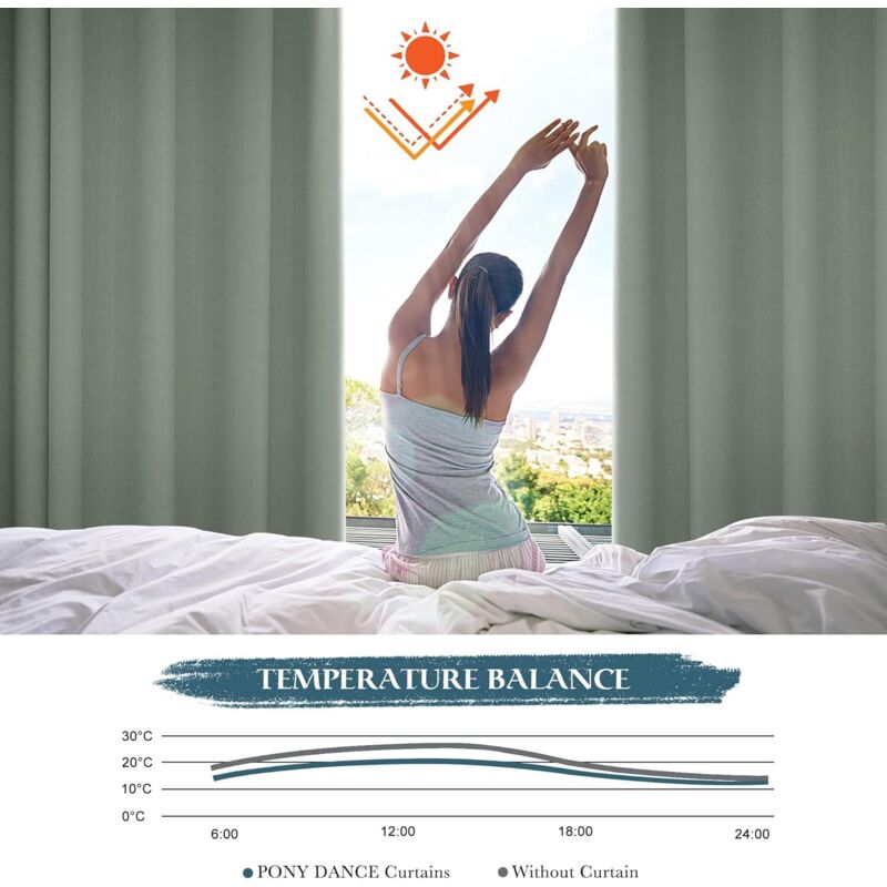 Lazzzy t Tende in velluto per soggiorno, grigie, morbide, lussuose, set di 2 pannelli, isolamento termico, lunghe 248 cm, oscuranti, tende per la