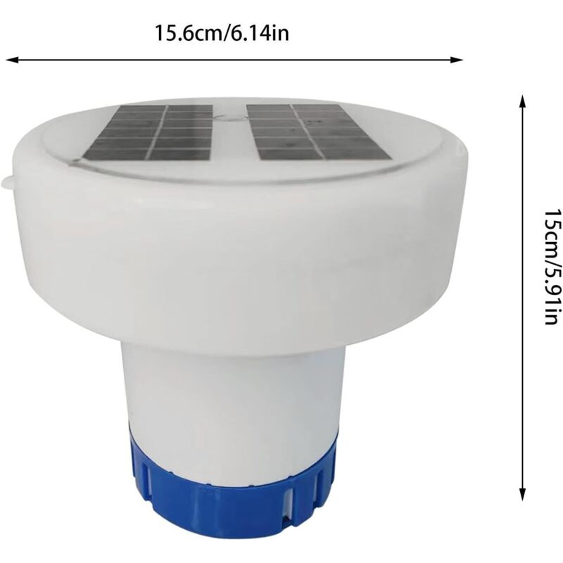 New Plast 4013 - Dispenser per pastiglie da 200 g di Cloro a Flusso Regolabile per Piscina