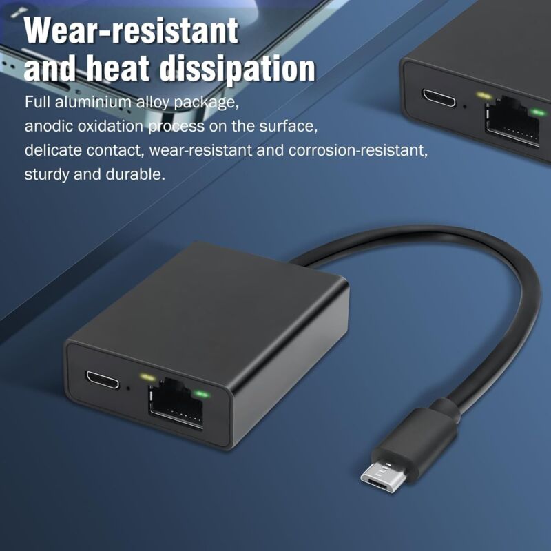 Adattatore Ethernet Fire TV Stick, adattatore Ethernet per Fire Stick e