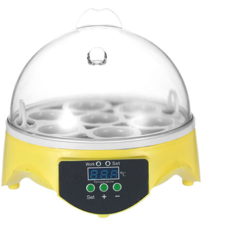 lyshtar Incubatrice automatica intelligente per uova 7 uova Ac220V Eu Plug