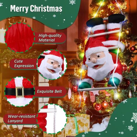 Albero di Natale Piccolo 60cm, Beedove Mini Albero di Natale con Luci
