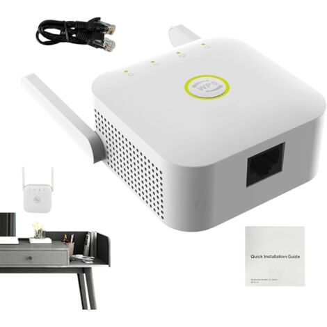 Amplificatore Internet WiFi Extender, Ripetitore WiFi, Amplificatore Internet Wireless WiFi Extender per Esterni, Extender WiFi per Esterni, Extender WiFi a Lungo Raggio Bianco per la Casa, Il