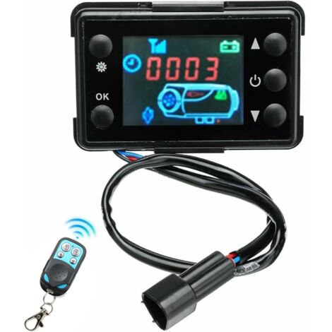 Regolatore per riscaldatore diesel, accessori per riscaldatore diesel, regolatore LED da 3,9x2,6x0,6 pollici con telecomando, per 12V/24V (1/5)
