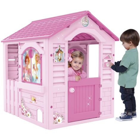 - La casa della principessa rosa  Esterno della casa Bambino  Casetta da gioco per bambini  Robusto e durevole con facile montaggio +24 mesi  Rosa (89613)