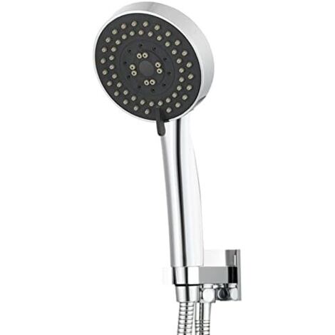 Magichome Soffione doccia ad alta pressione e tubo, 5 modalità di spruzzo, soffione doccia con tubo da 1,5 m, soffione portatile grande e potente per