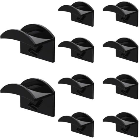 10 ganci per cappelli, ganci per cappelli da parete, supporti per cappellini da baseball da parete, facile installazione, nessuna perforazione, porta cappellini (1/5)
