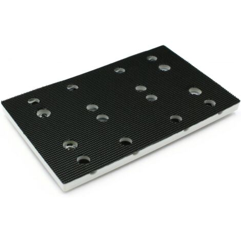 Platorello professionale 80x133 per RTS 400 REQ, nero, platorello 133 x 80 mm, platorello protettivo grigio acciaio, sostituisce il foglio abrasivo