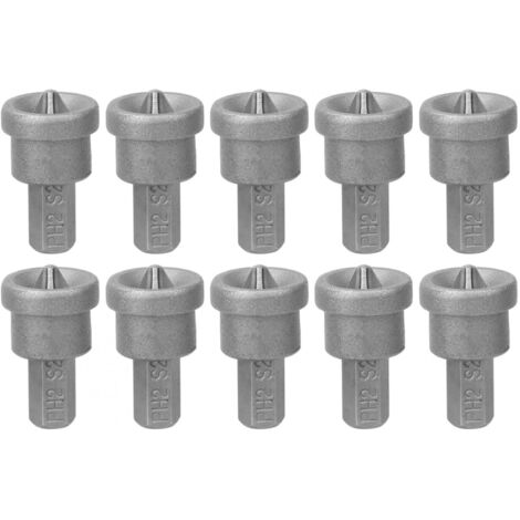Punta per trapano per cartongesso - Set da 10 viti per cartongesso Punte magnetiche per cartongesso Punte per cartongesso PH2 Set di punte per cacciavite per cartongesso Cros Drywall Lim (1/5)