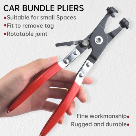 Pinze e Fascette stringitubo/semiassi: PINZA PER FASCETTE A SCATTO CLIC