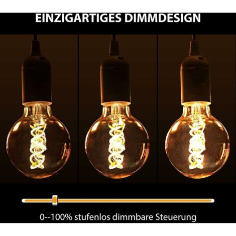 Lampadina retrò di design Edison T2 60W, attacco E27