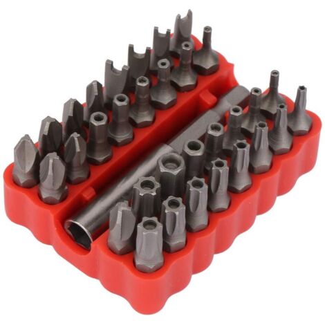 Set 4 Punte Per Cacciavite A Taglio (Piatte) - Gambo Esagonale 1/4 Di Pollice, Lunghezza 150 Mm, Magnetiche, Dimensioni SL3.0 - SL6.0 - 4