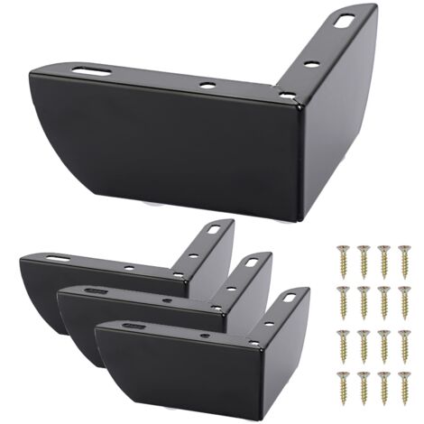 QUOTRE Confezione da 6 Anelli per Ciglia a V, Anello da Costruzione, Resistente, 85 x 63 mm, con Viti M6 da 5 mm, con carico 400 kg per rimorchi, Camion, carico