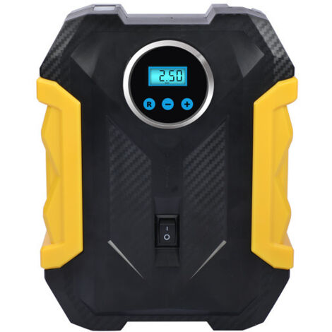 Gonfiaggio pneumatici 12 V DC/ 220-240 V AC, Compressore ad aria portatile per auto moto e palloni