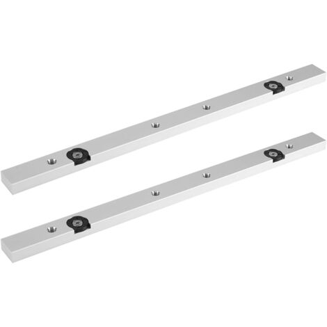 pezzi da 300 mm barra scorrevole per sega troncatrice scanalata barra in lega di alluminio T-Track per fresatrice da tavolo sega troncatrice falegnameria fai da te strumenti per la lavorazione del leg (1/5)