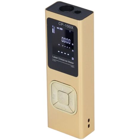 Telemetro laser digitale ricaricabile da 100 m con livella elettronica, misuratore di distanza laser, misuratore di distanza laser, misuratore di lunghezza/altezza/area/volume/pitagorica (1/5)