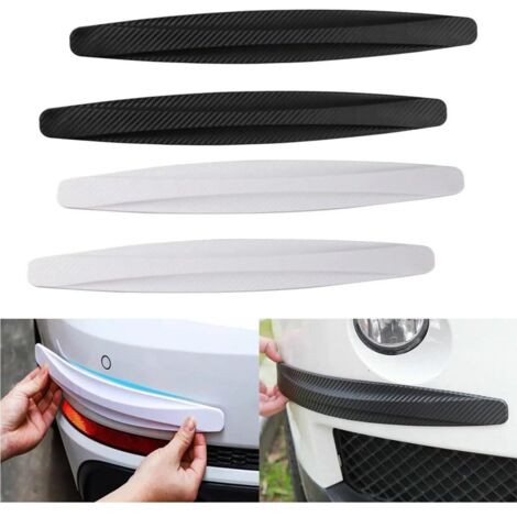 4PCS Adesivo per Strisce Antigraffio con Protezione Posteriore Anteriore Antiurto per Paraurti
