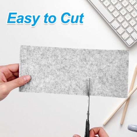 Rotolo Di Feltro Autoadesivo / Grigio / 24x1000 Mm Nastro 3 5 Mm - Foto 11