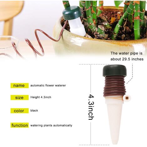 Set di 4 Palline per l'irrigazione delle Piante a Forma di Fungo, Gocce per l'irrigazione del Giardino, Dispositivo di Irrigazione Automatica per Piante in Vaso e Appese da Interno e da Esterno