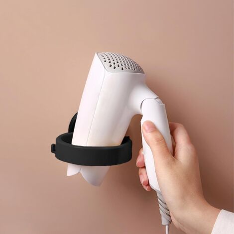 WENKO Porta Asciugacapelli Da Muro, Supporto Per Asciugacapelli Turbo