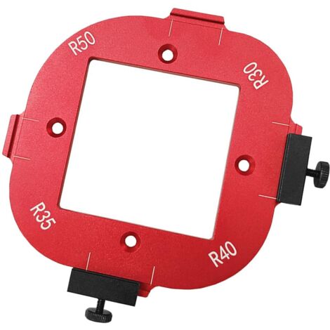 Modello Per Raggio D'Angolo 4 In 1 – R30 R35 R40 R45, Stampo Portatile In Lega Di Alluminio Per Falegnameria Fai Da Te