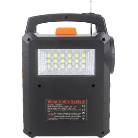 Stazione di alimentazione portatile con kit pannello solare, generatori solari da esterno integrati, torcia elettrica, power bank solare, alimentazione da campeggio per esterni