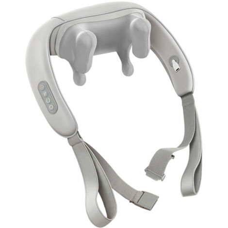 Massaggiatore cervicale, massaggiatore cervicale e collo, massaggiatore per schiena e cervicale, massaggiatori elettrici riscaldanti con 3 velocità regolabili, regalo di Natale per uomini, donne, mamm