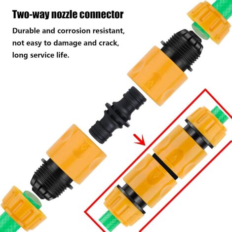 9 Pezzi Connettori Rapidi Per Tubo Da Giardino 1/2 Pollice – Raccordo Universale In ABS