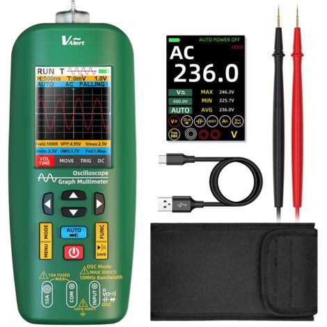 PUSOKEI Tester Transistor Multifunzione TC1 - Schermo TFT 3.5'' A Colori, Auto-calibrazione, Per Diodi Condensatori MOSFET