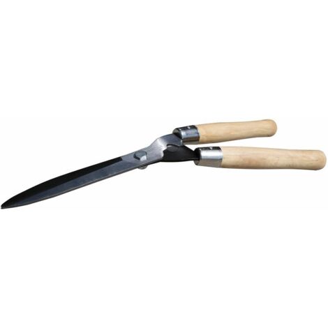 Cesoie da siepe da giardinaggio con manico in legno, cesoie da 50 cm, cesoie da giardino, cesoie per cespugli