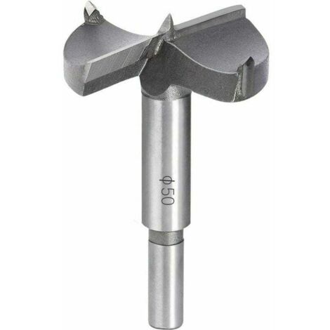 Punta da trapano per legno 50 mm Svasatore per legno in carburo Installazione Ante sferiche in legno Cassetti Compensato Ti aiuta a realizzare rapidamente fori puliti e a fondo piatto nel legno (1/5)