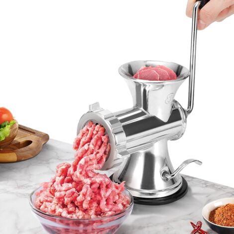 Tritacarne manuale, tritacarne professionale multifunzione per salsicce, adatto per carne di maiale, pollo, pesce e verdure, per uso professionale o domestico