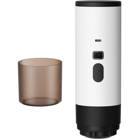 BUYDEEM Macchina Caffè Espresso Portatile Nano – 670g, Ricaricabile USB-C, 20 Bar, Per Caffè Macinato E Capsule - 6