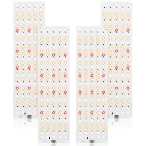 Lampada per Piante 225 LEDs 1000W Lampada per Piante da Interno Spettro Completo con 4 Gancio Lampada LED Coltivazione per Serra Piante Ortaggi Fiori (Rosso Blu Bianco Arancione