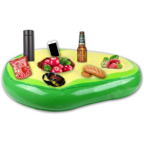 Nuovo Galleggiante gonfiabile da piscina Bar da pranzo Secchiello del