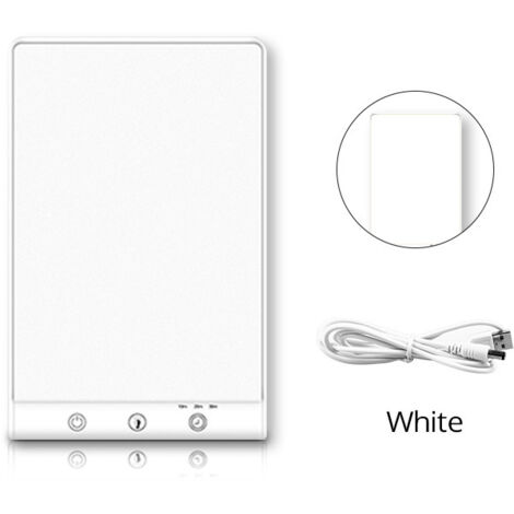 Lampada per terapia della luce, simulazione della luce diurna, lampada compatta per luce diurna con 2 temperature di colore, 3 livelli di luminosità (1/5)