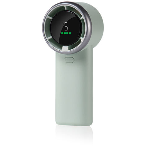 Mini ventilatore portatile digitale portatile con 199 livelli di velocità nebbia di ghiaccio raffreddamento USB per viaggi all'aperto display intelligente ventilatore ricaricabile carica potenza senza