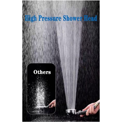 GGStudy Soffione Doccia Quadrato 16 Pollici (40 Cm) In Acciaio Inox 304, Oro Spazzolato, Alta Pressione, Ultra Sottile, Regolabile 360°