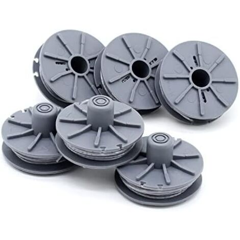 Confezione da 6 bobine di ricambio 5307-20 per decespugliatori Gardena - Parte di ricambio per 9805, 9806, 9807, 9808, 9809, 9827, 8846, 8847, 8848, 9870, 9872, 9874 - Ø 1,6 mm 6 m (1/5)